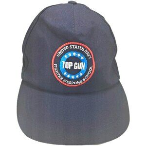 US TOP GUN Military Aviation Cap (OFFICIALLY LICENSED BY THE US NAVY)Embroidered